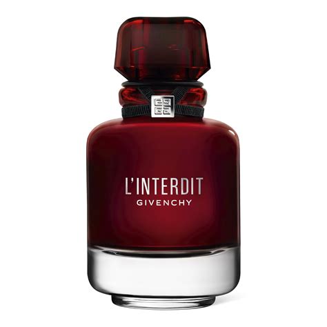 givenchy l'interdit perfume rouge|l'interdit by givenchy for women.